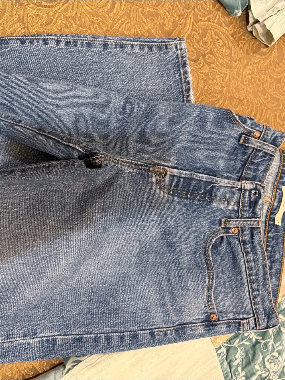 Levi's Vintage Wash Blue Straight Leg Jeans